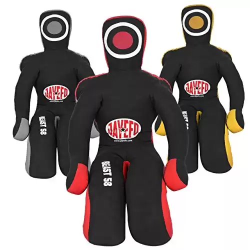 JAYEFO Beast 58 Grappling Dummy (Black/RED, 6-FEET)